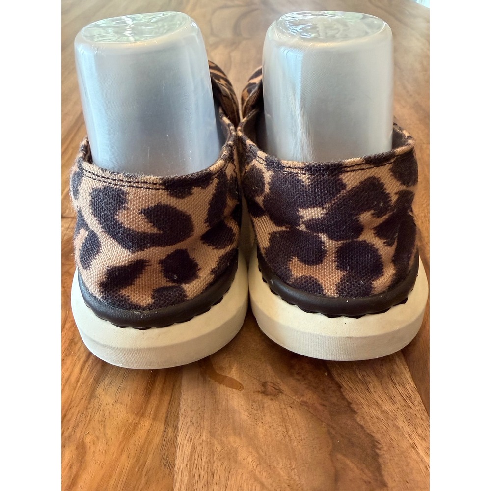 Ariat Cruiser Leopard Print Slip On Shoes Womens 9B Brown Animal Print Loafers - Picture 7 of 9